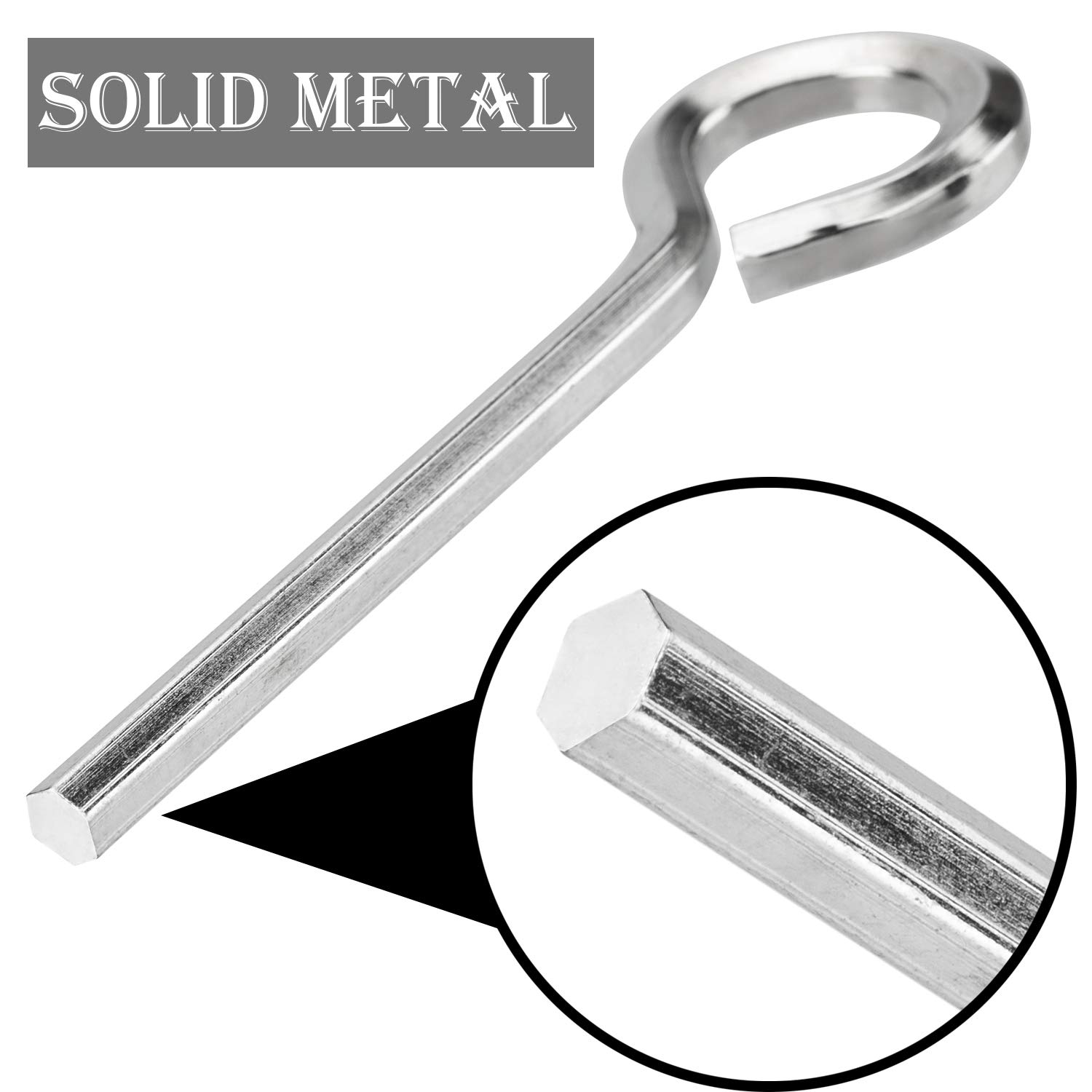 Aienxn Llave Hexagonal Estándar Negra De 7/32 Pulgadas Con Bucle Completo, Llave Allen De Metal