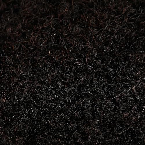 Miniatura 5 de Style Icon - 3 paquetes estilo Afro, cabello humano rizado, natural negro, trenzado. Extensiones de pelo rizado de cabello humano, para rastas