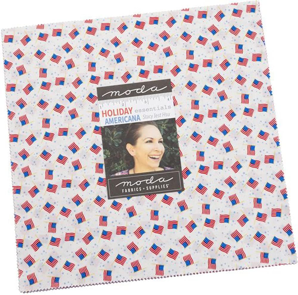 Moda Pre-cuts 20760LC Holiday Americana Layer Cake - 42 pcs