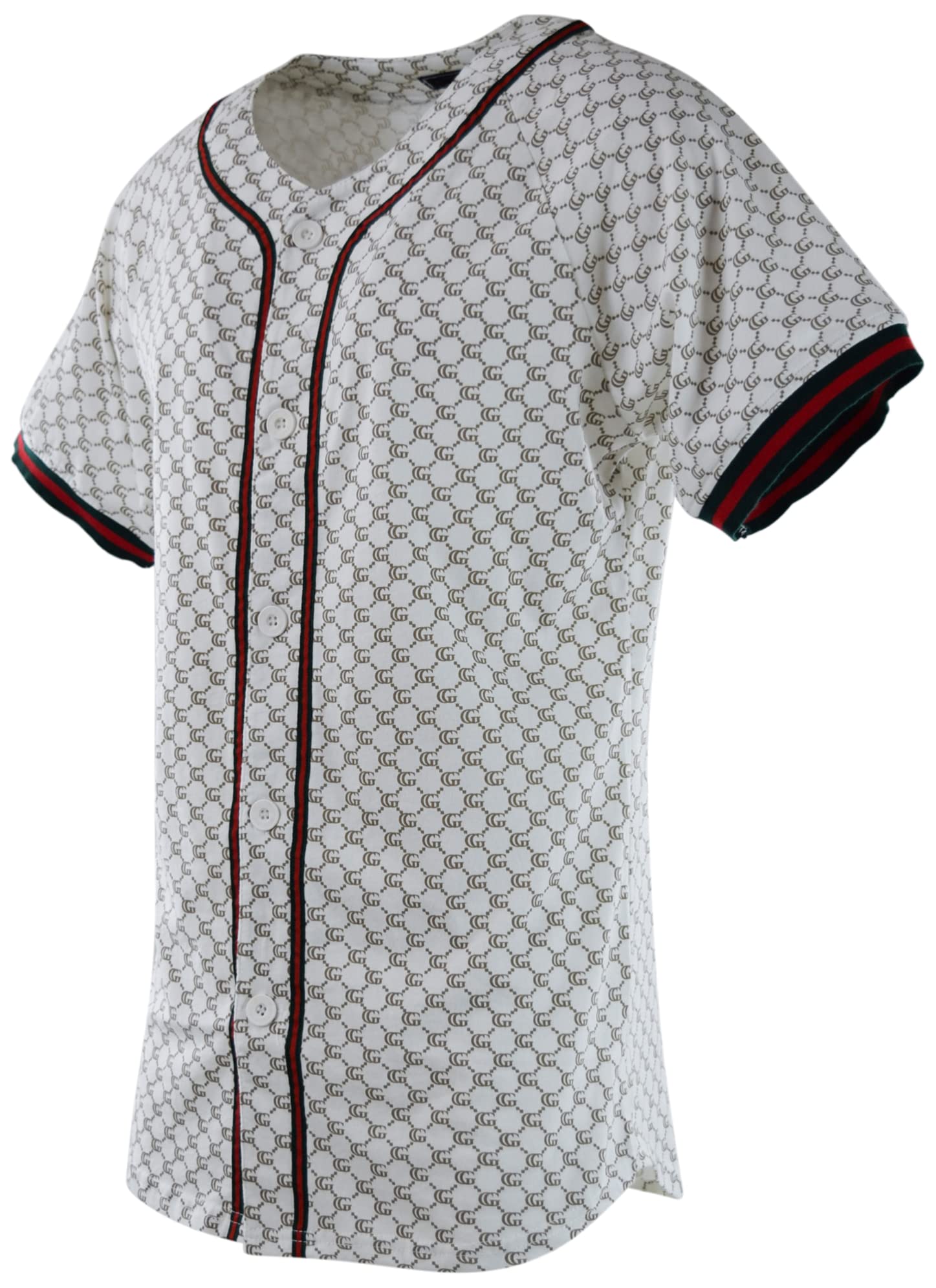 ChoiceApparel Mens Plain Solid Color Baseball Jersey (XL, 107-White)