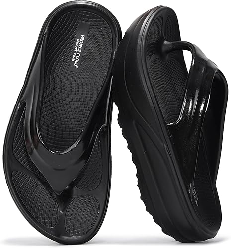 Project Cloud Super Foam Flip Flops for Women Footwear - Memory Foam and Lightweight Platform Sandals Women Beach Vacation Essentials - Non Slip Durable and Soft Slippers (Abra)