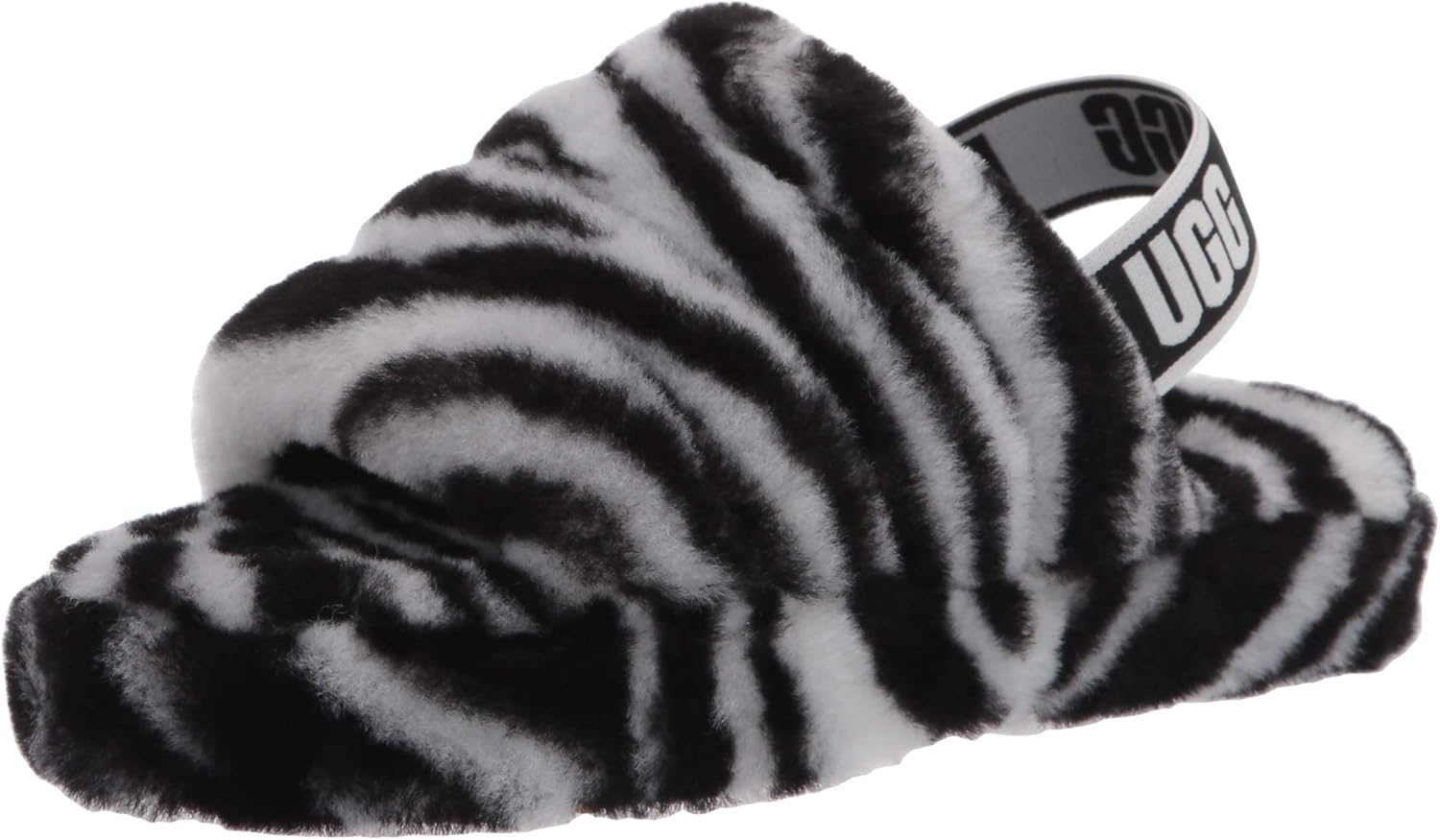 Buy UGG Kids Fluff Yeah Zebra Slide Slipper at Ubuy Zambia