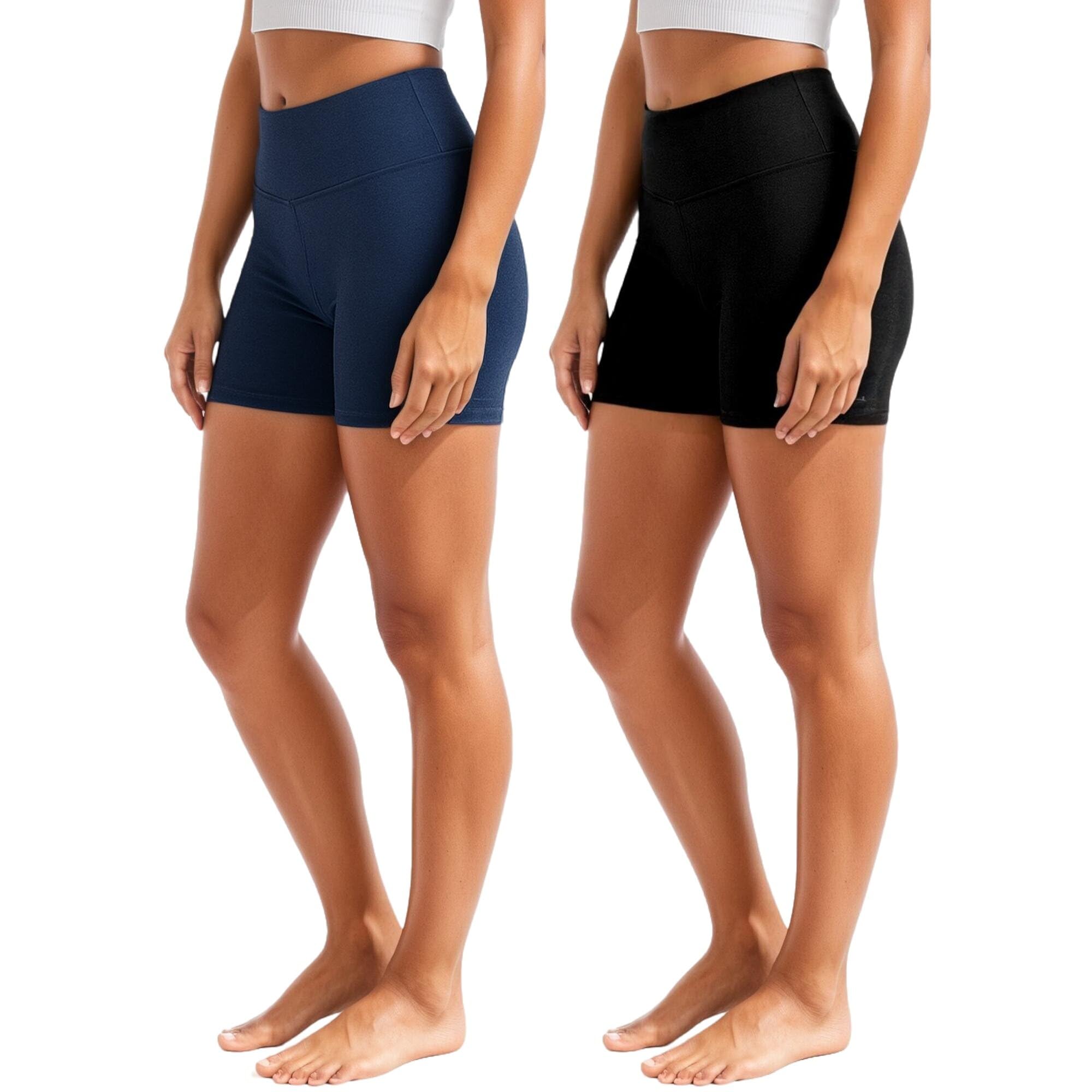 iLoveSIA Women’s Lounge Shorts–3” High Waist No Rolling, Soft Breathable Comfortable Cotton for Yoga, Lounge & Everyday Wear