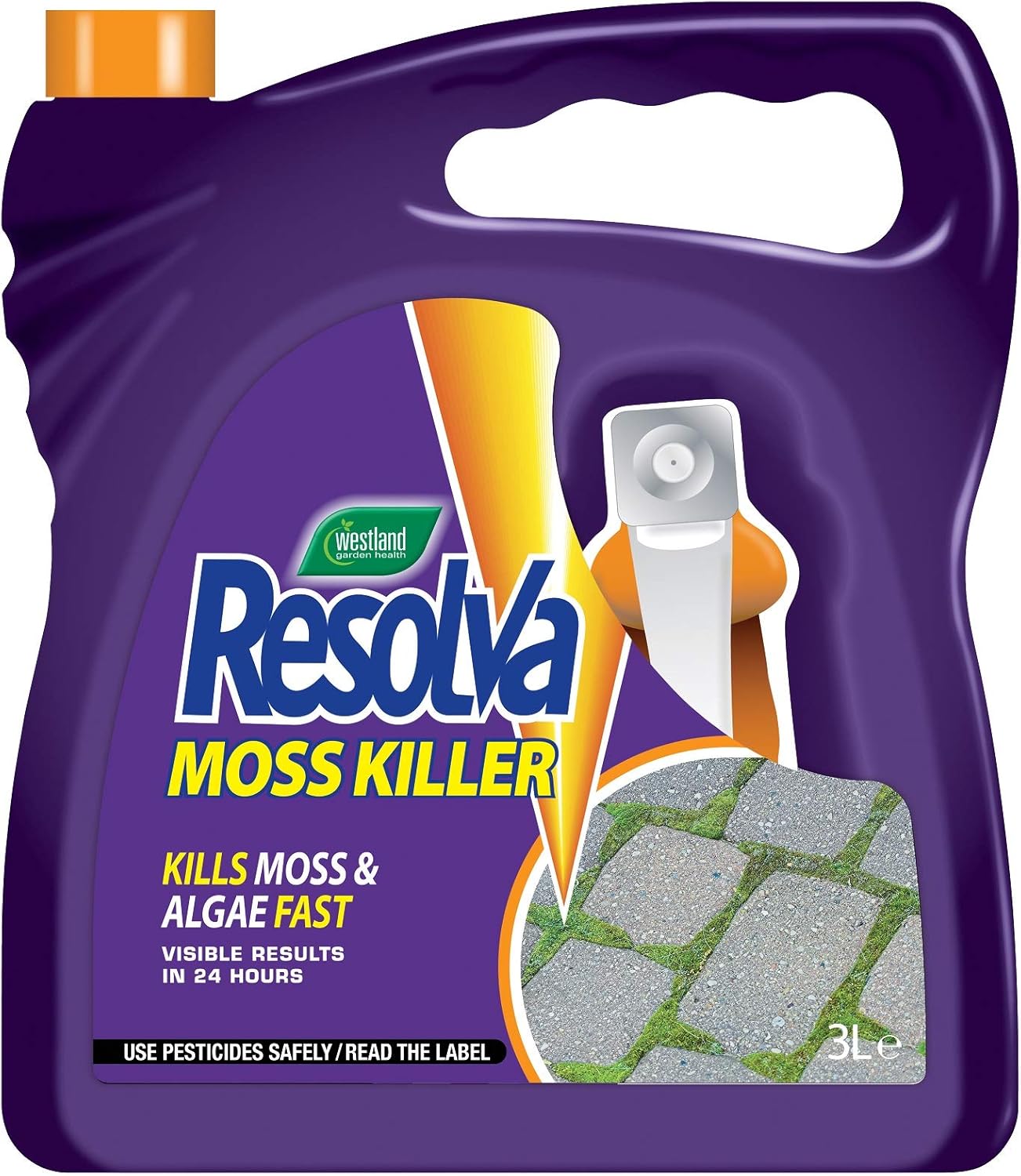 Resolva 20300339 Moss Killer Ready to Use, 3L Amazon.co.uk Garden