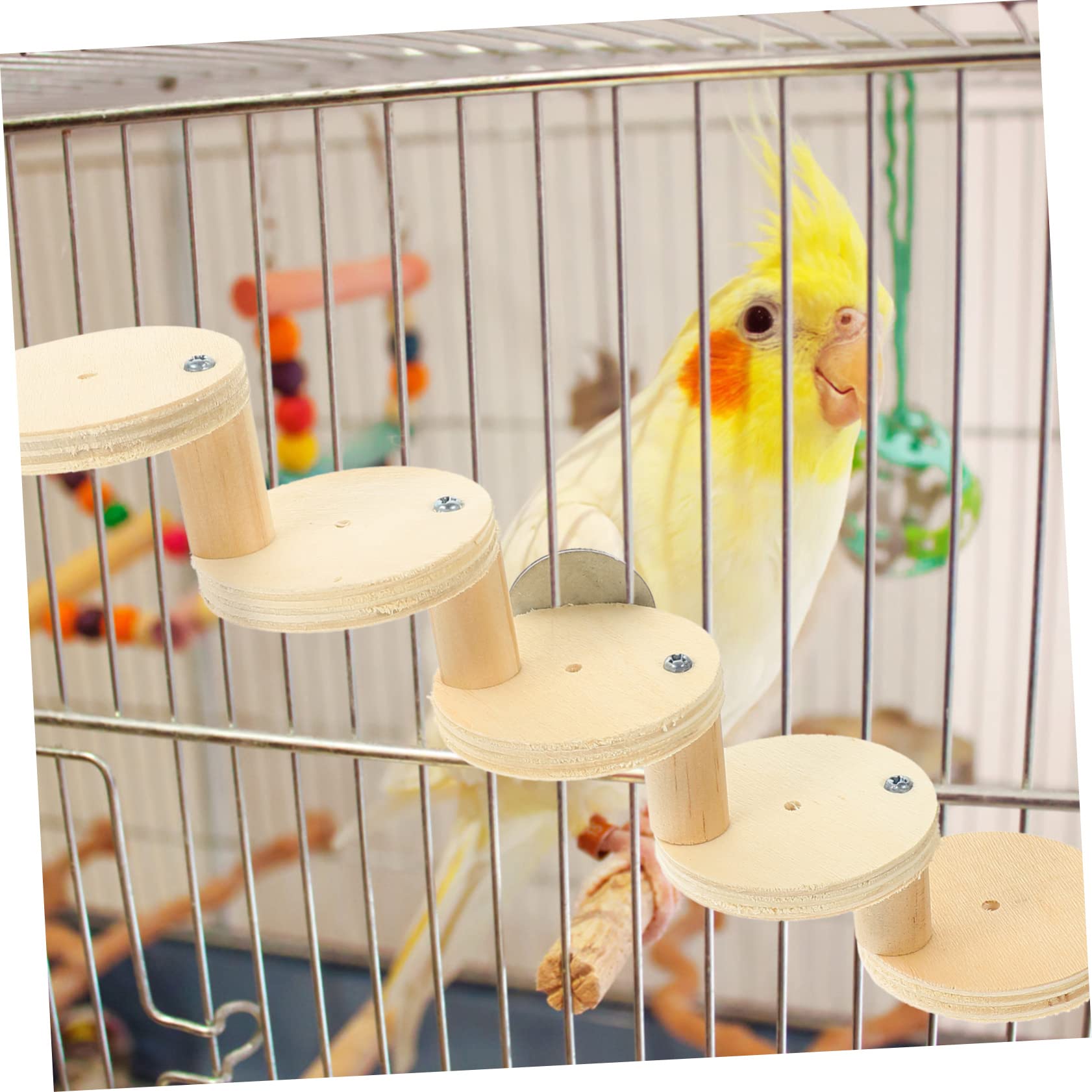 minkissy 3stücke Holzspielzeug Für Hamster Dekorative Leiter Für Kleintiere Sicher Und Geruchsfrei Für Käfige Fördert Spiel Und Neugier Stufiges Design Für Aktiven Spaß