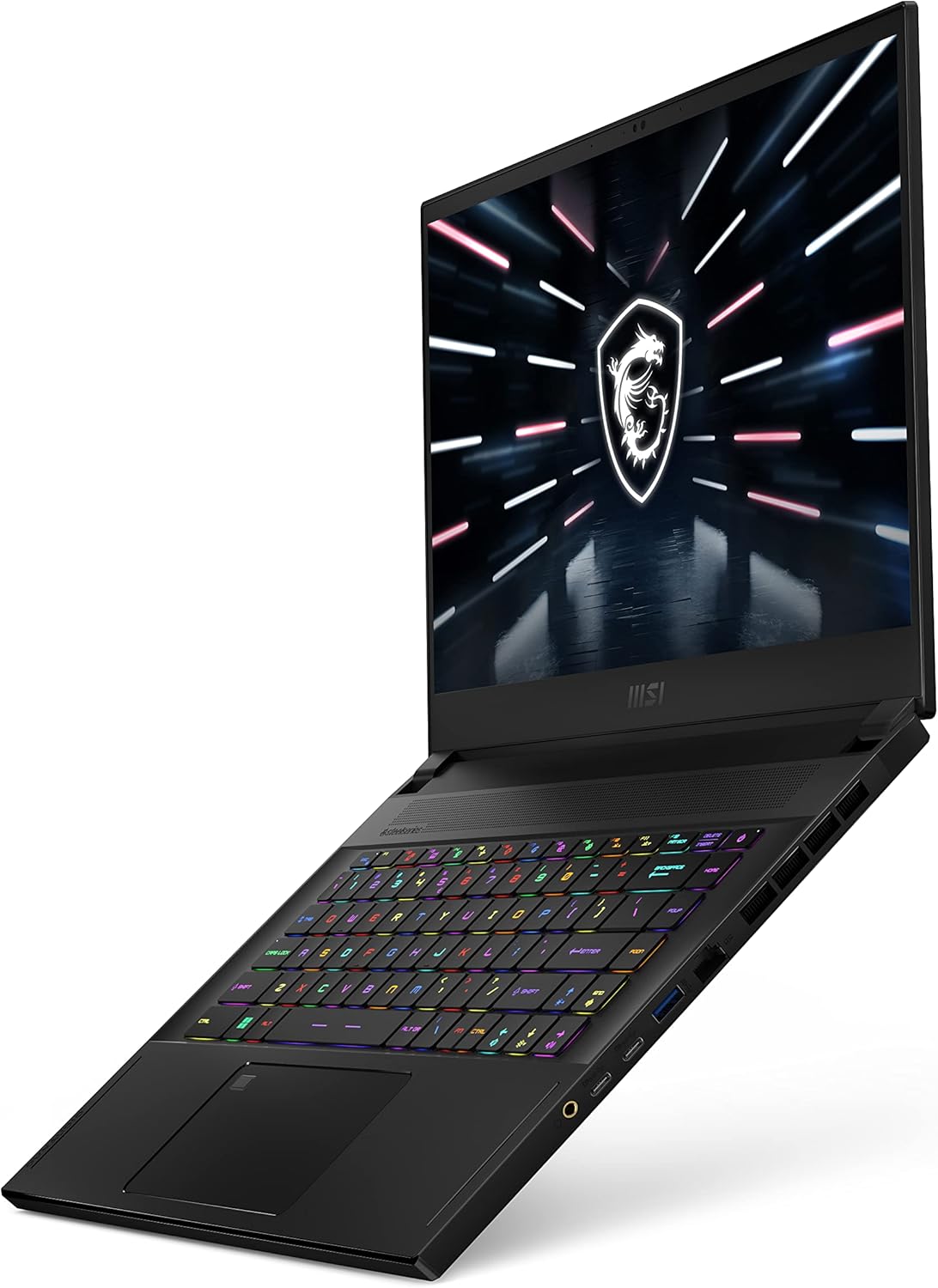 MSI Stealth GS66 12UHS-291IT, Laptop Gaming, 15.6 QHD 240Hz, Intel I9-12900H, Nvidia RTX 3080Ti, 16GB GDDR6, RAM 32GB DDR5 4800MHz, 2TB SSD M.2 PCIe 4, WiFi 6, Win 11 Pro [Layout e Garanzia ITA]