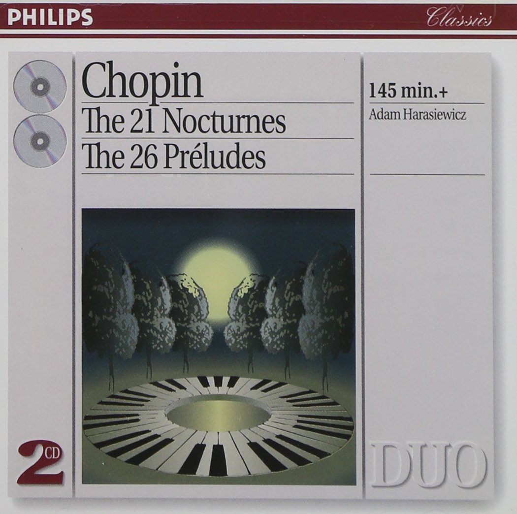 Chopin: 21 Nocturnes / 26 Preludes [Audio CD] HARASIEWICZ,ADAM and CHOPIN,FREDERIC