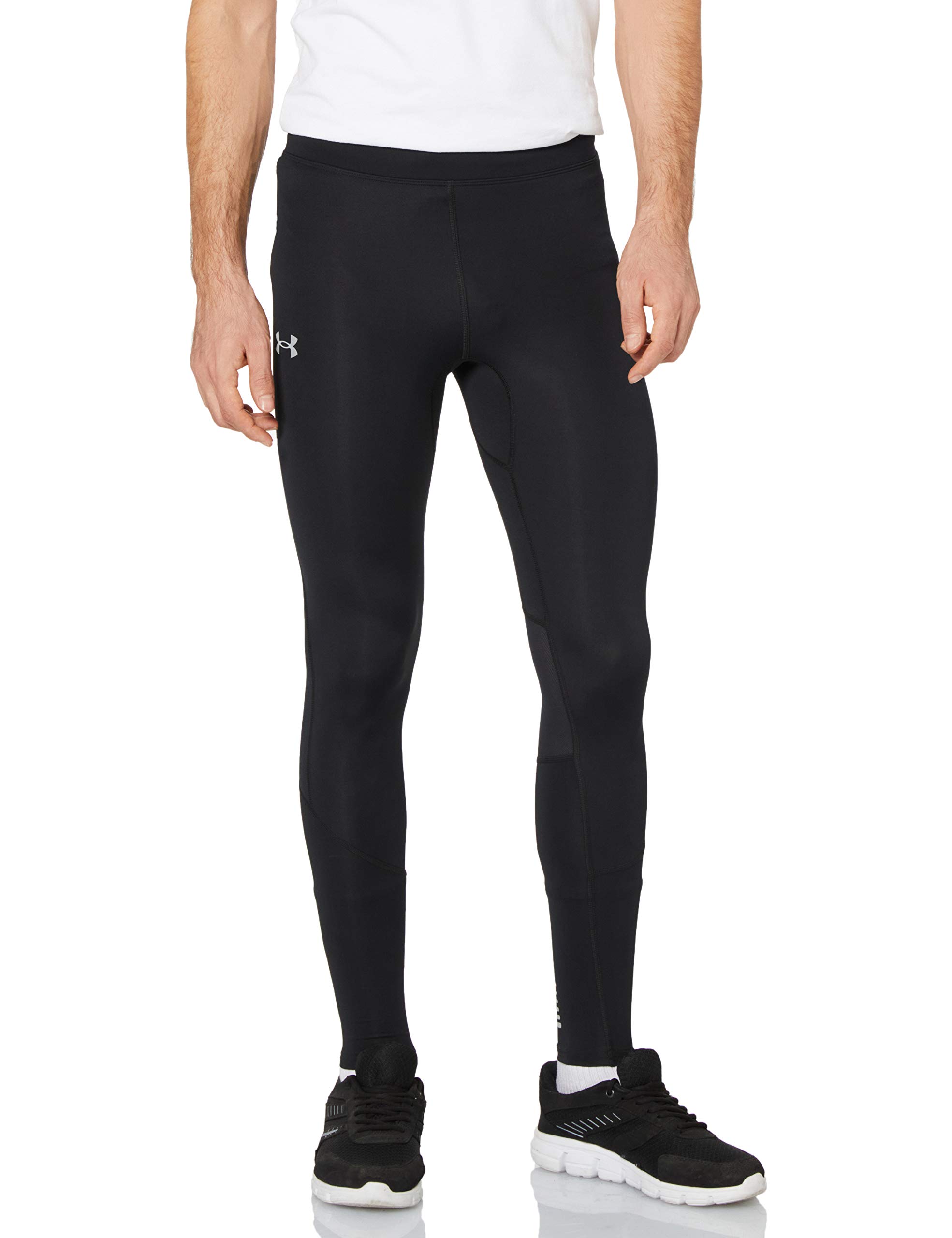 Under ArmourMen UA Fly Fast HeatGear® Tight, Men's Cooling Running Tights,  Lightweight Compression Workout Leggings, Second Skin Athletic Gym Leggings