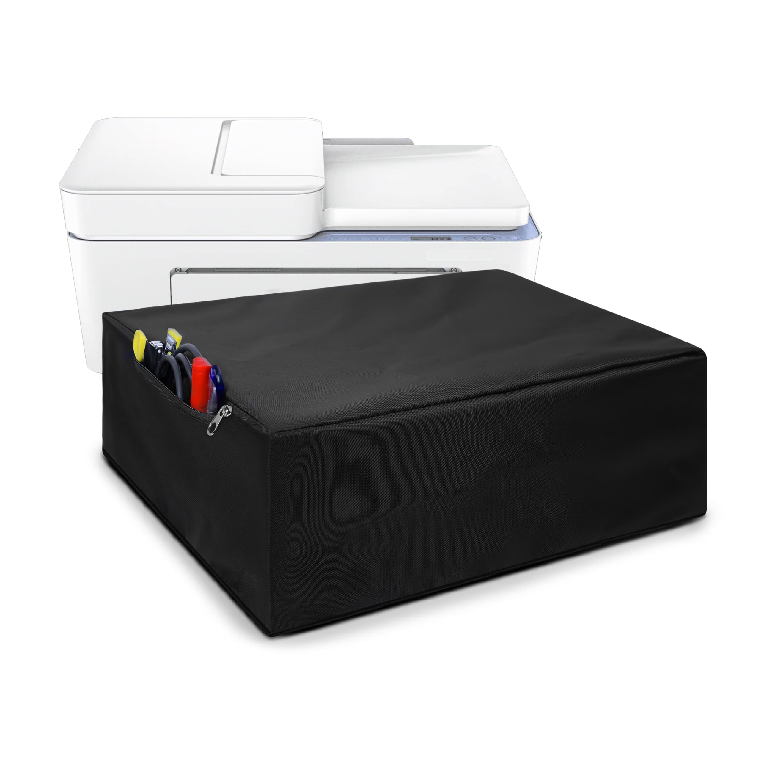 Dust Proof Washable Printer Cover for HP DeskJet 4178 / 4278 / 4123 All in One Wireless Ink Advantage Printer with ADF - Black-image-22