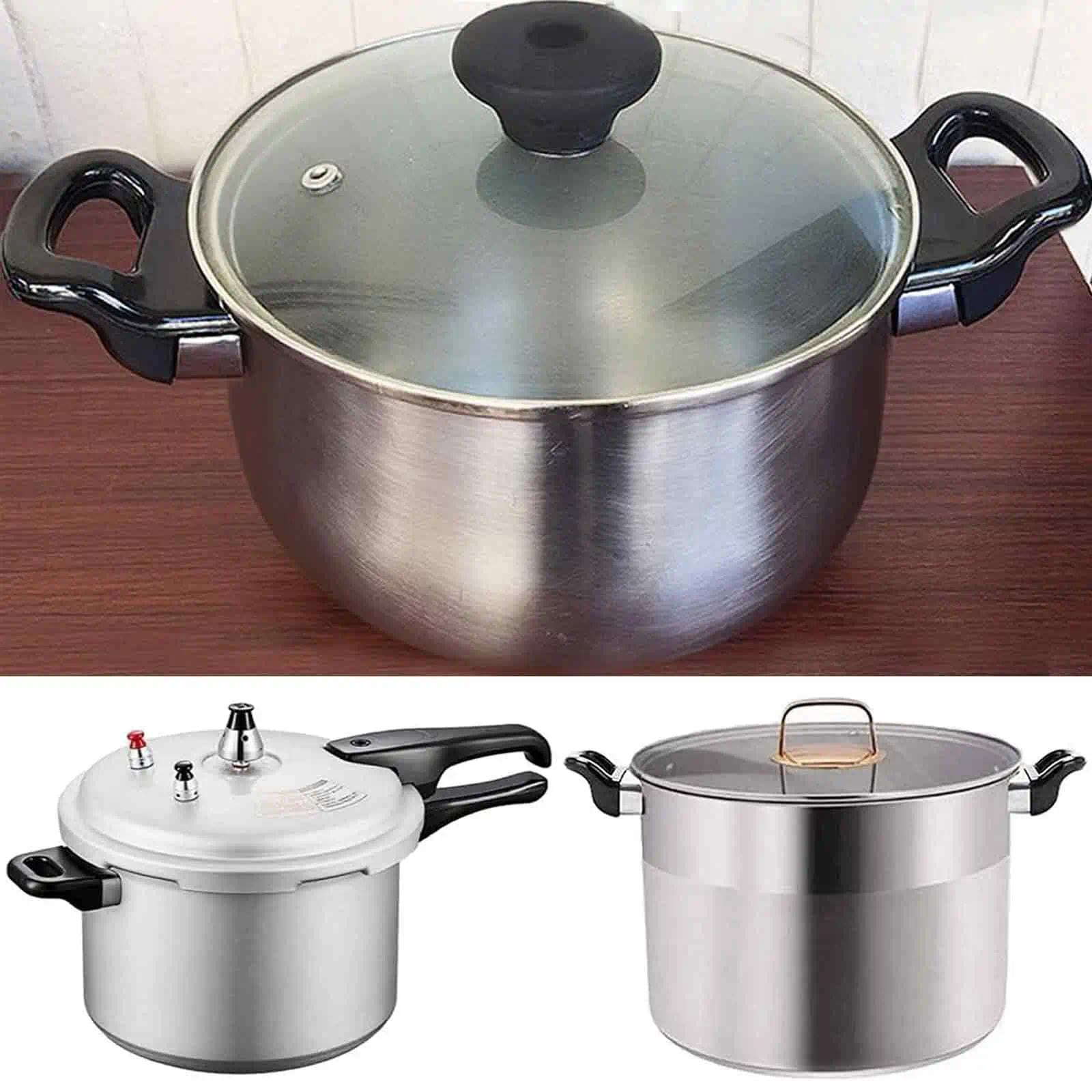 Cooking Pot Fornello Maniglia Laterale Supporto, 6 Pezzi Manico della Pentola a Pressione Bachelite Maniglia Ricambio Supporto Laterale in Alluminio per Base Pentola Metallo Pan Hardware