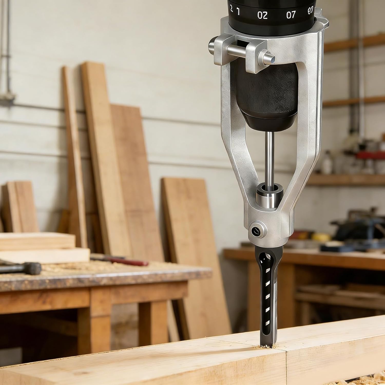 Hole Drill Bit Adapter with 54mm Maximums Grip Ranges