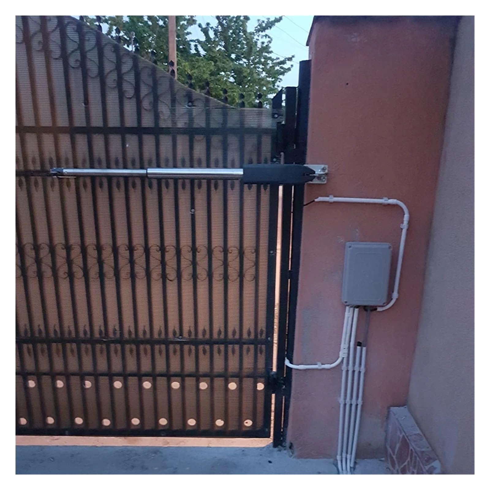 Automat do otwierania bram Bramy AC110/220 V/Elektryczne operatory bram skrzydłowych 400 kg na skrzydło Podwójny zawias - automatyczny do domu lub przemysłu z wielokrotnym zabezpieczeniem (kolor