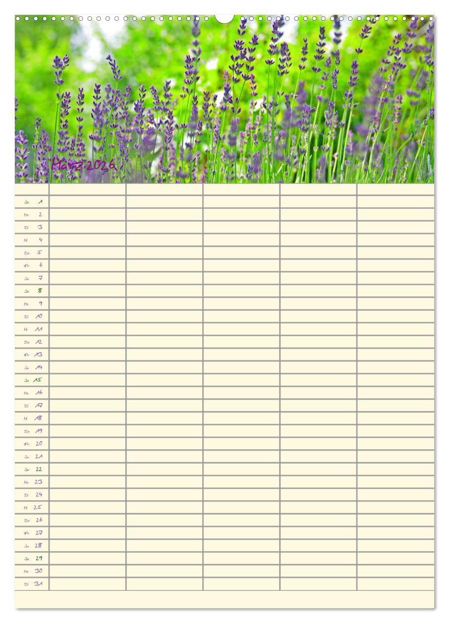 Der Naturgarten Familienplaner (hochwertiger Premium Wandkalender 2026 DIN A2 hoch), Kunstdruck in Hochglanz: Dieser Familenplaner bietet die ... durch das ganze Jahr. (CALVENDO Natur)