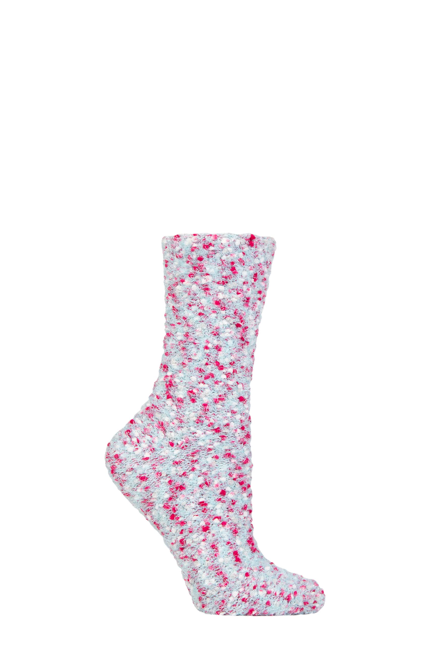 SockShop Wildfeet Ladies Boxed Popcorn Bed Socks Pack of 1 White 4-8