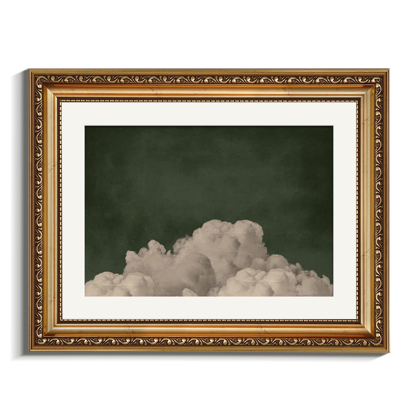 VIYYIEA Gold Framed Cloudscape Art