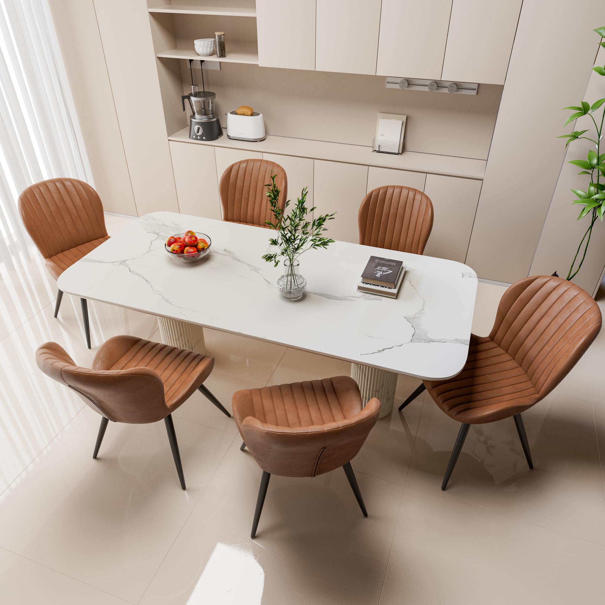 Nalupatio Shell Upholstered Dining Chairs