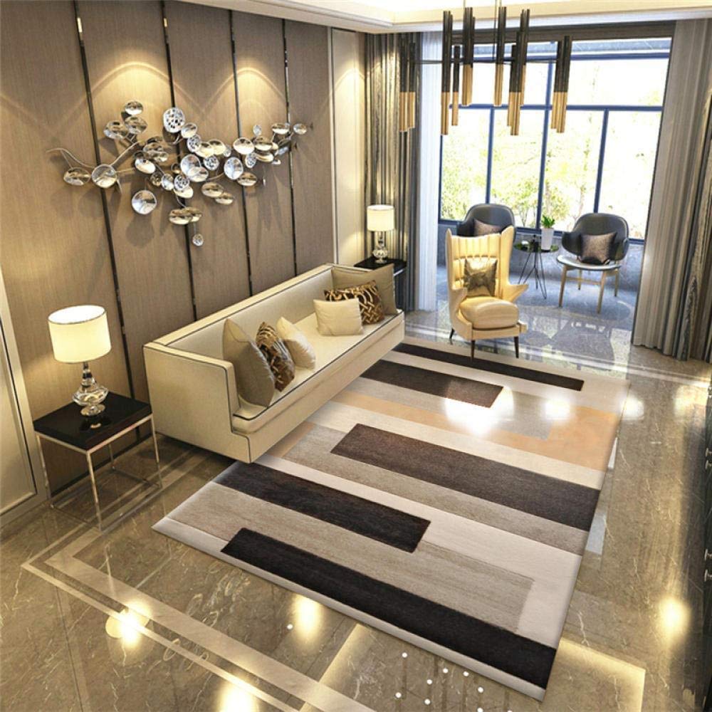 Tapis de zone court 60x120cm anti-dérapant imprimé à bandes pour le sol de la cuisine