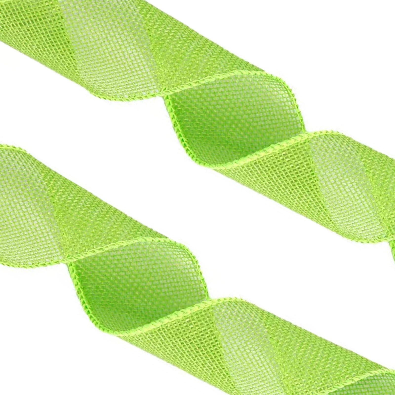 Jazuaiao Green Wrapping Ribbon 5.46Yards Colorful Craft Ribbon 50Mm Wide For Bows Wreath Making Packaging And Home Decoration Colorful