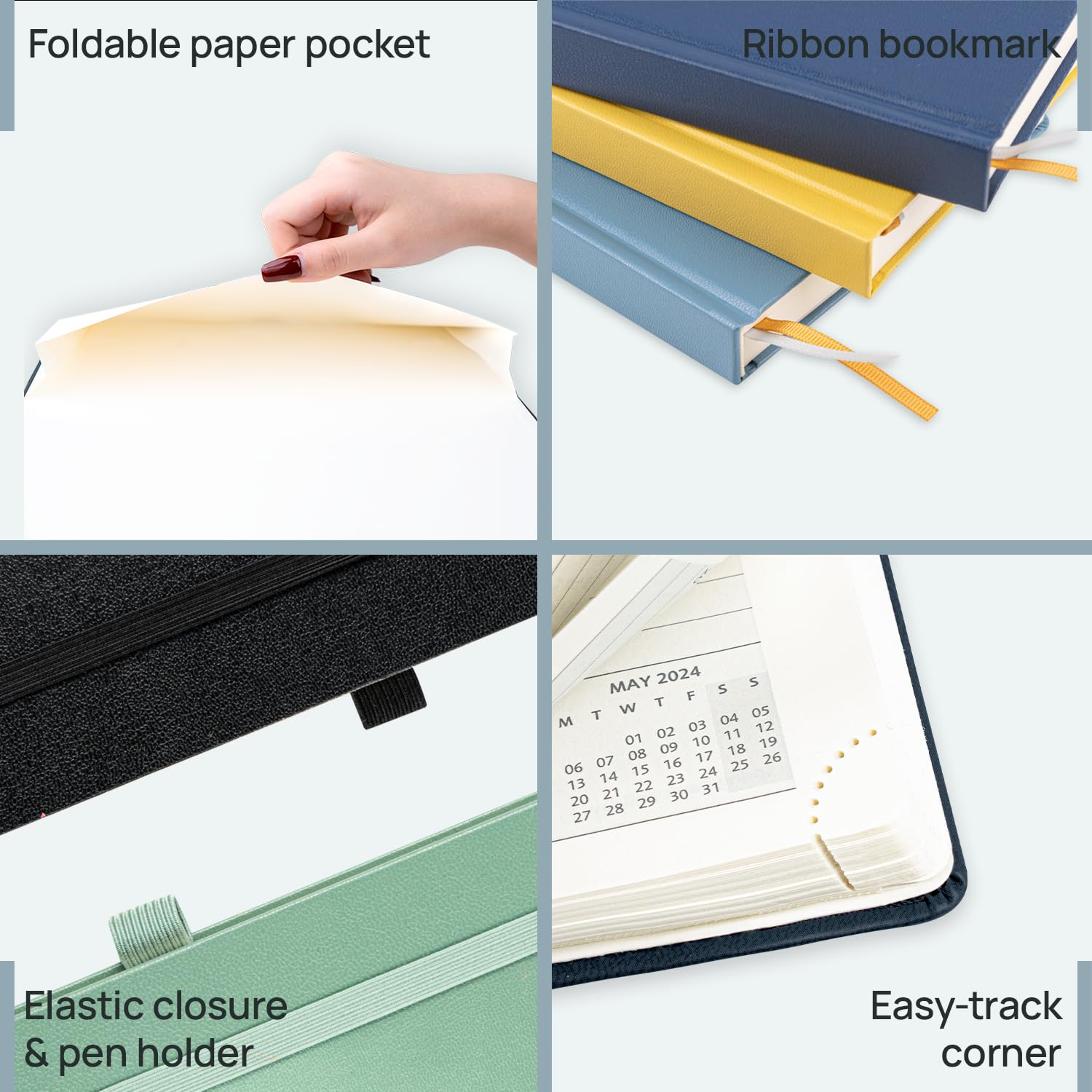 Snapklik.com : POPRUN 2025 Daily Planner One Page Per Day Even Weekends ...