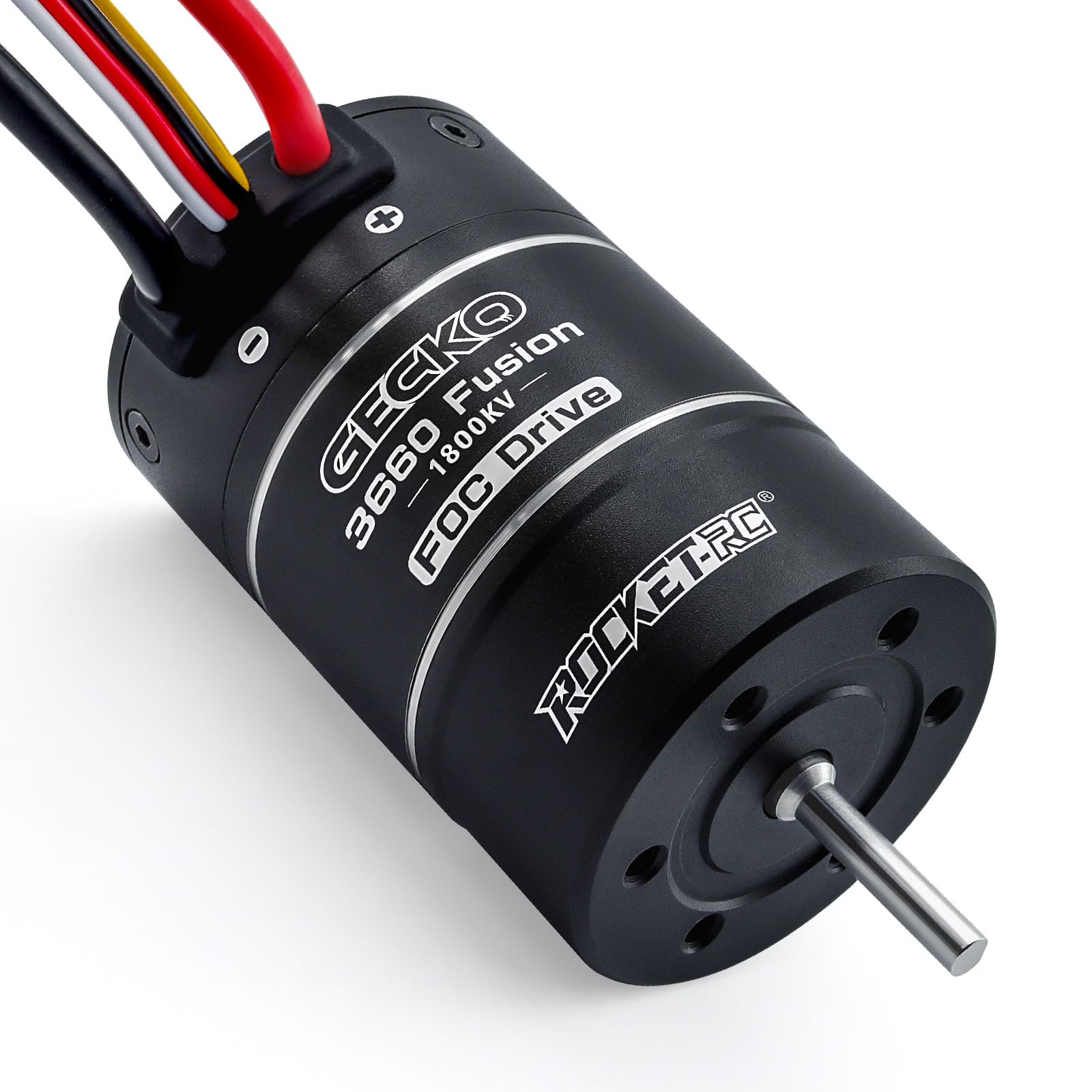 Surpass Hobby 3660 Brushless Motor Fusion Foc Drive System 2-in-1 RC Motor für 1/10 RC Rock Crawler Auto (Fusion Motor 1800kV)