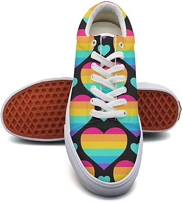 Amazon.com: Gay Pride Rainbow - Zapatillas para mujer con cordones, 7 :  Ropa, Zapatos y Joyería
