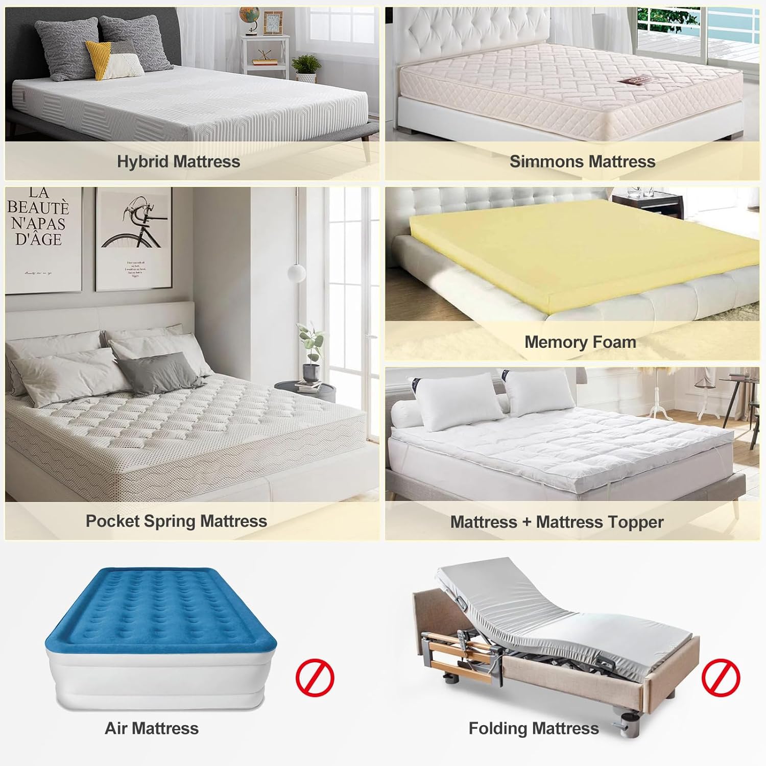 Waterproof Mattress Protector 2 Pack Twin XL 39"x80", Ptsuker Zippered Mattress Cover Hypoallergenic Noiseless, Blocks Out Dirt Dust and Moisture