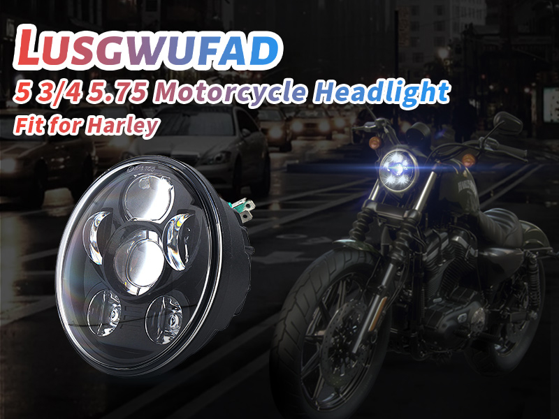 Amazon.com: 5-3/4 5.75 Inch LED Motorcycle Headlight Compatible
