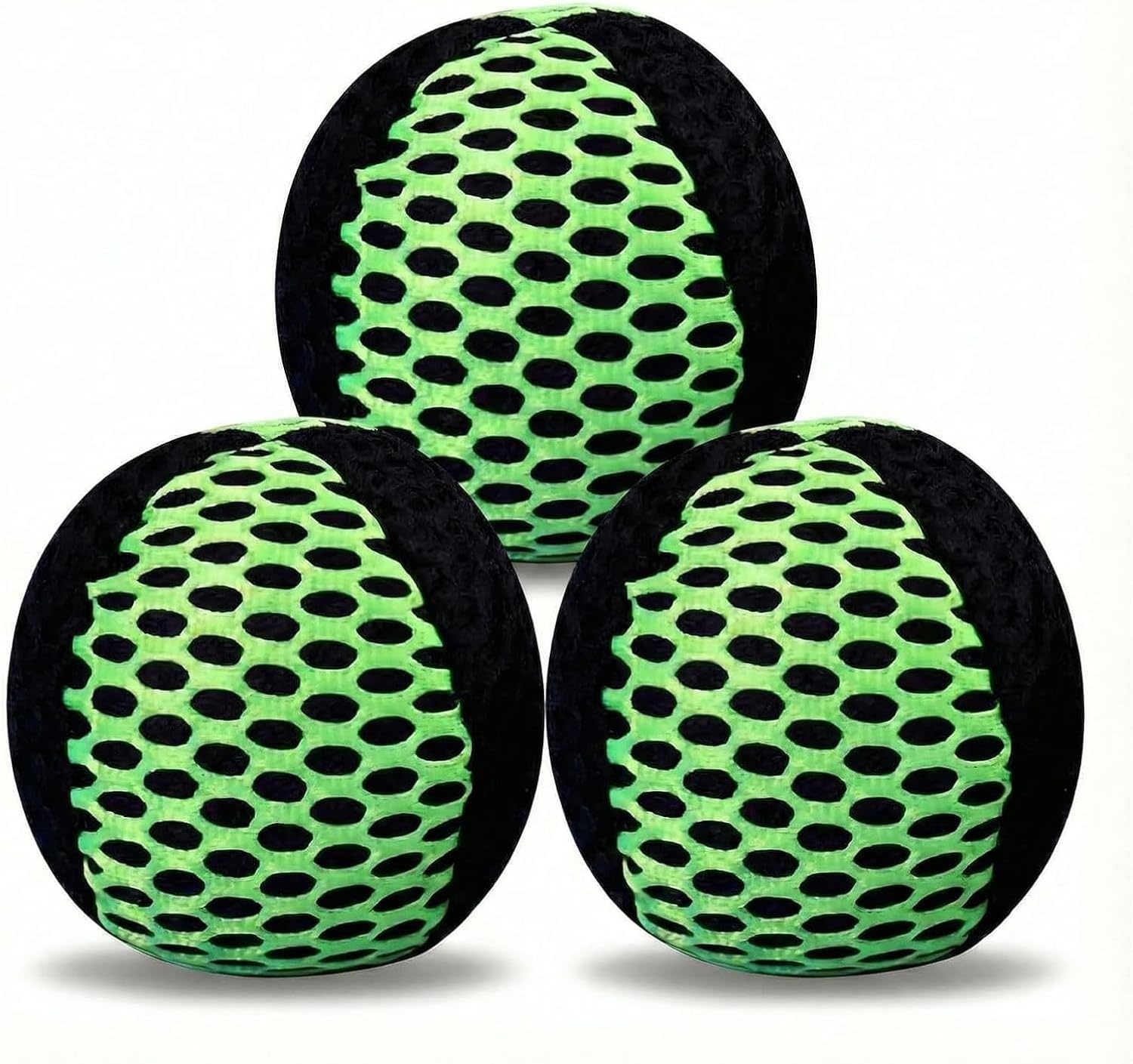 HanTang Juggling Balls 3-Pack for Adults No-Roll Mesh Set Beginners & Pros