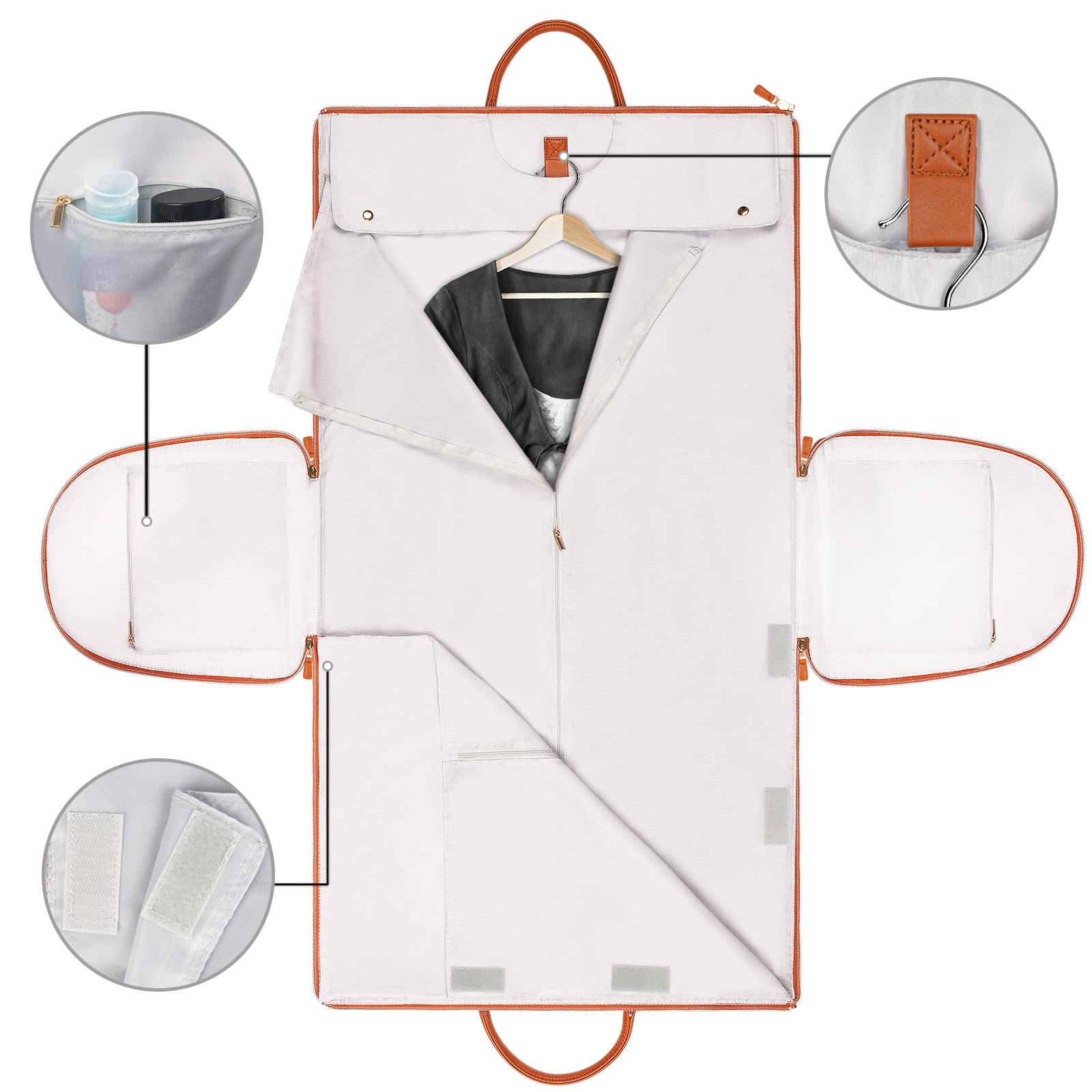 Garment Duffle Bag, Convertible Carry on Garment Bags for Travel