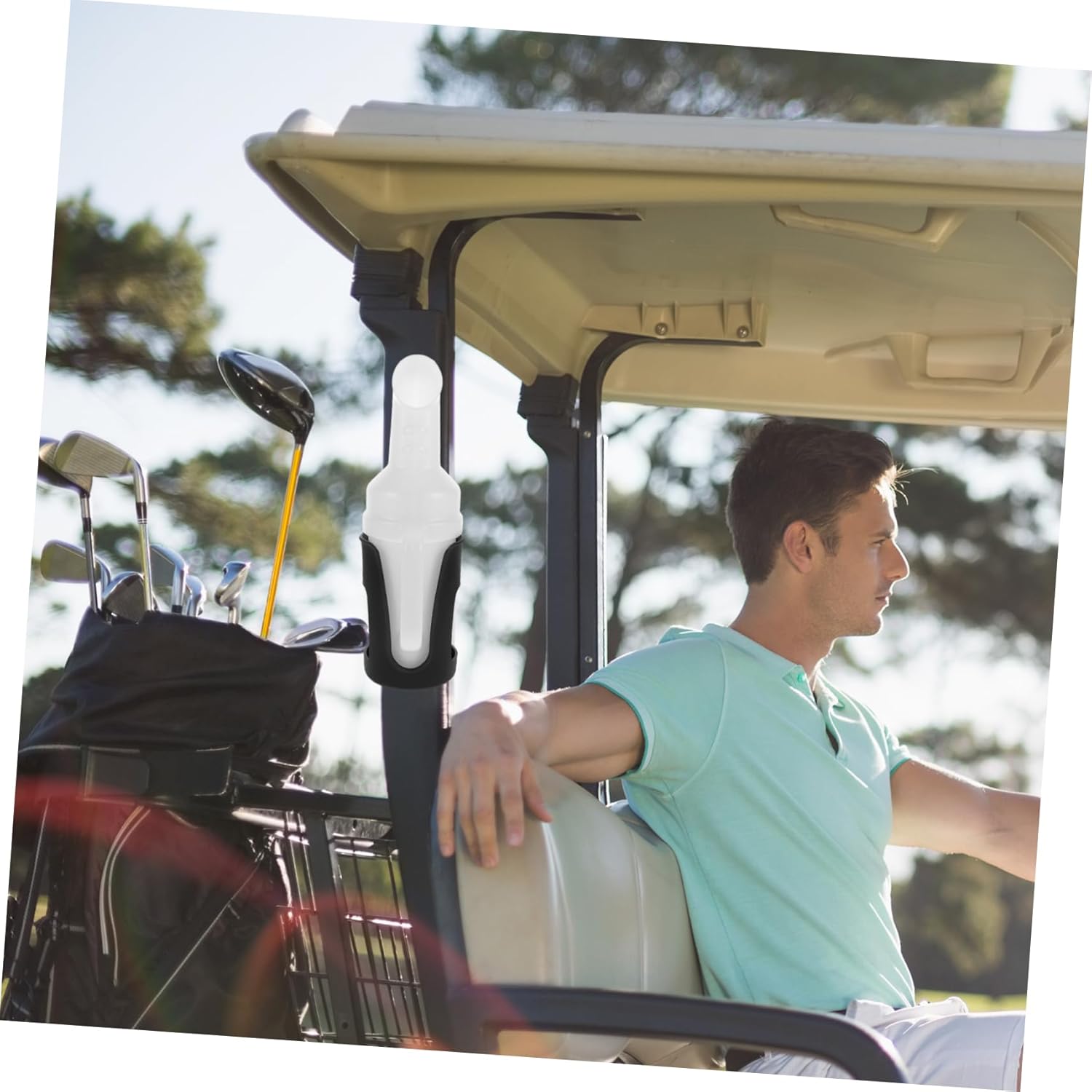 1set Golf Cart Sand Bottle Large Capacity Sand Filling Bottle for Golf Cart Accessories Material Easy Installation for Course Maintenance