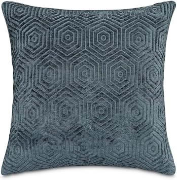 Michael Amini Blue My Mind Chenille Square Pillow