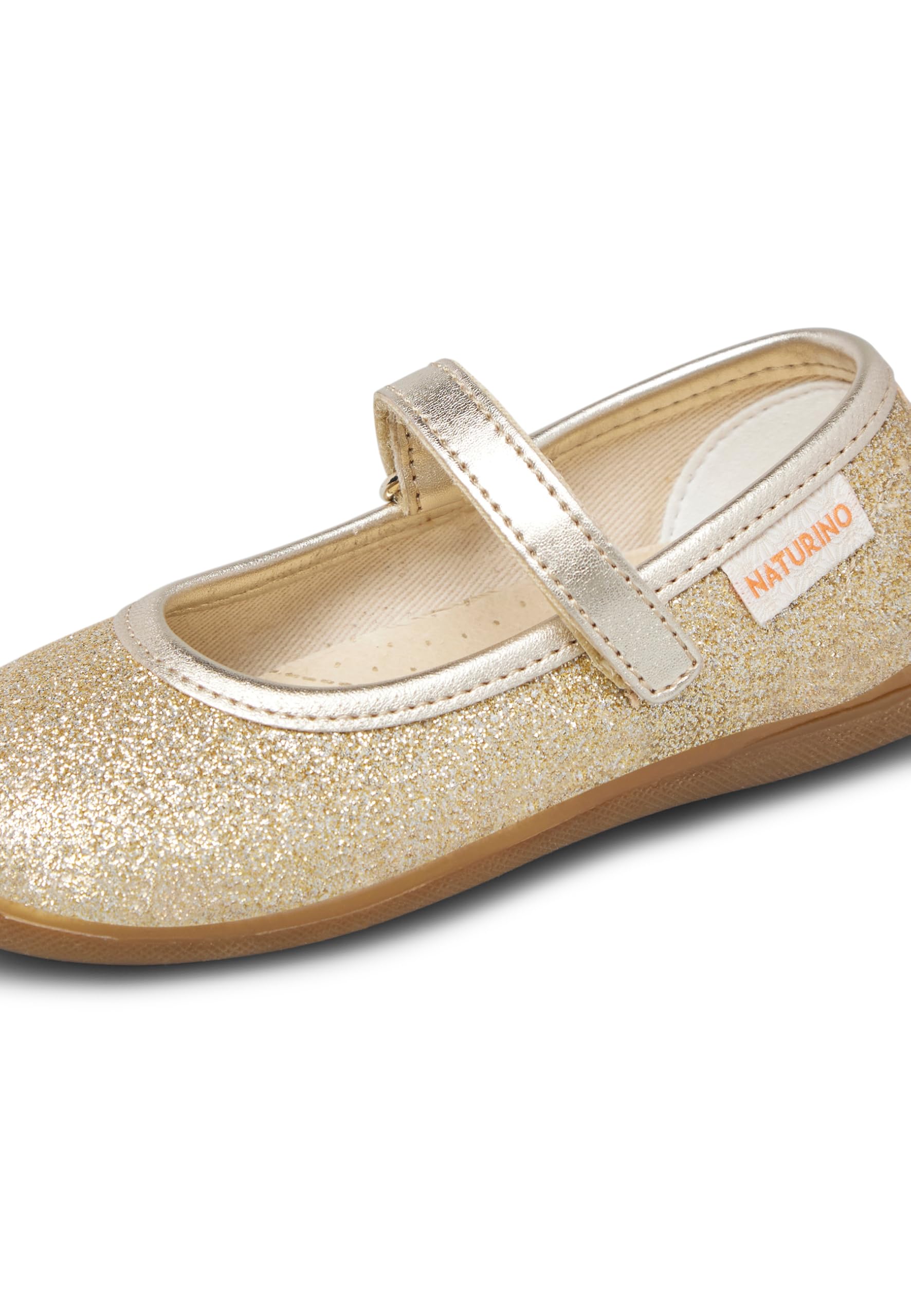 Naturino Ballerinas aus glitzerndem Stoff