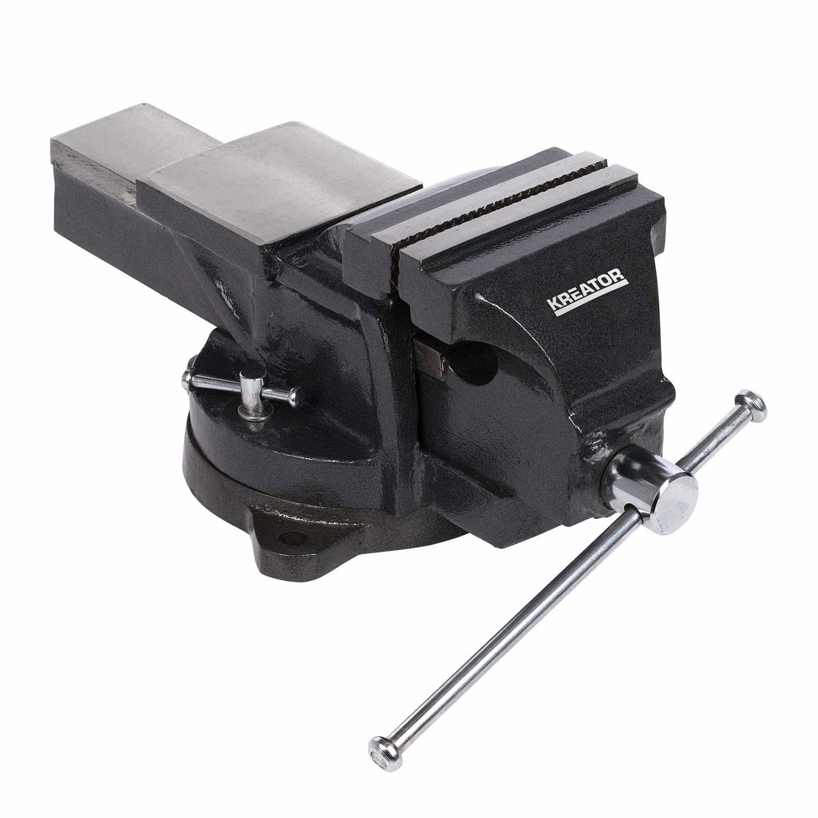 KREATOR KRT554011 Tornillo de Banco, Negro