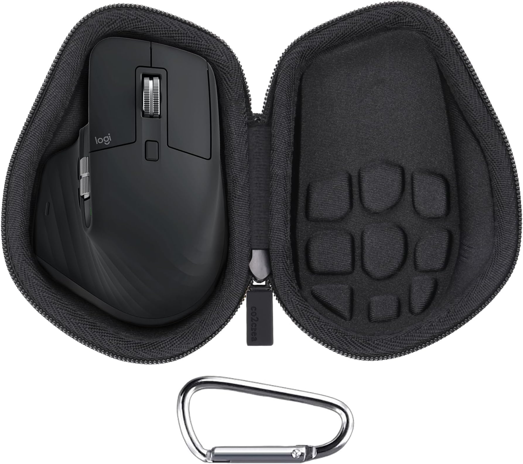 co2CREA Hard Travel Case for Logitech MX Master 4 /Master 3 /Master 3S Advanced Wireless Mouse (Case Only,Excluding Mouse)