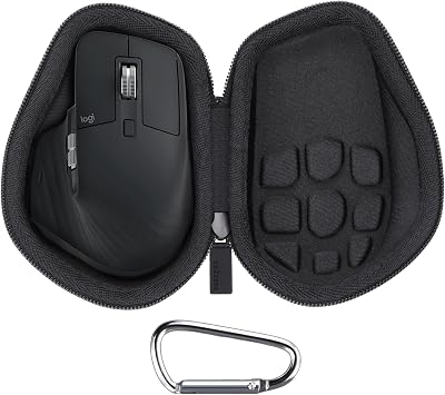 co2CREA Hard Protective Case for Logitech MX Master 4 / Master 3 / Master 3S Wireless Mouse (Bag Only Mouse Not Included)