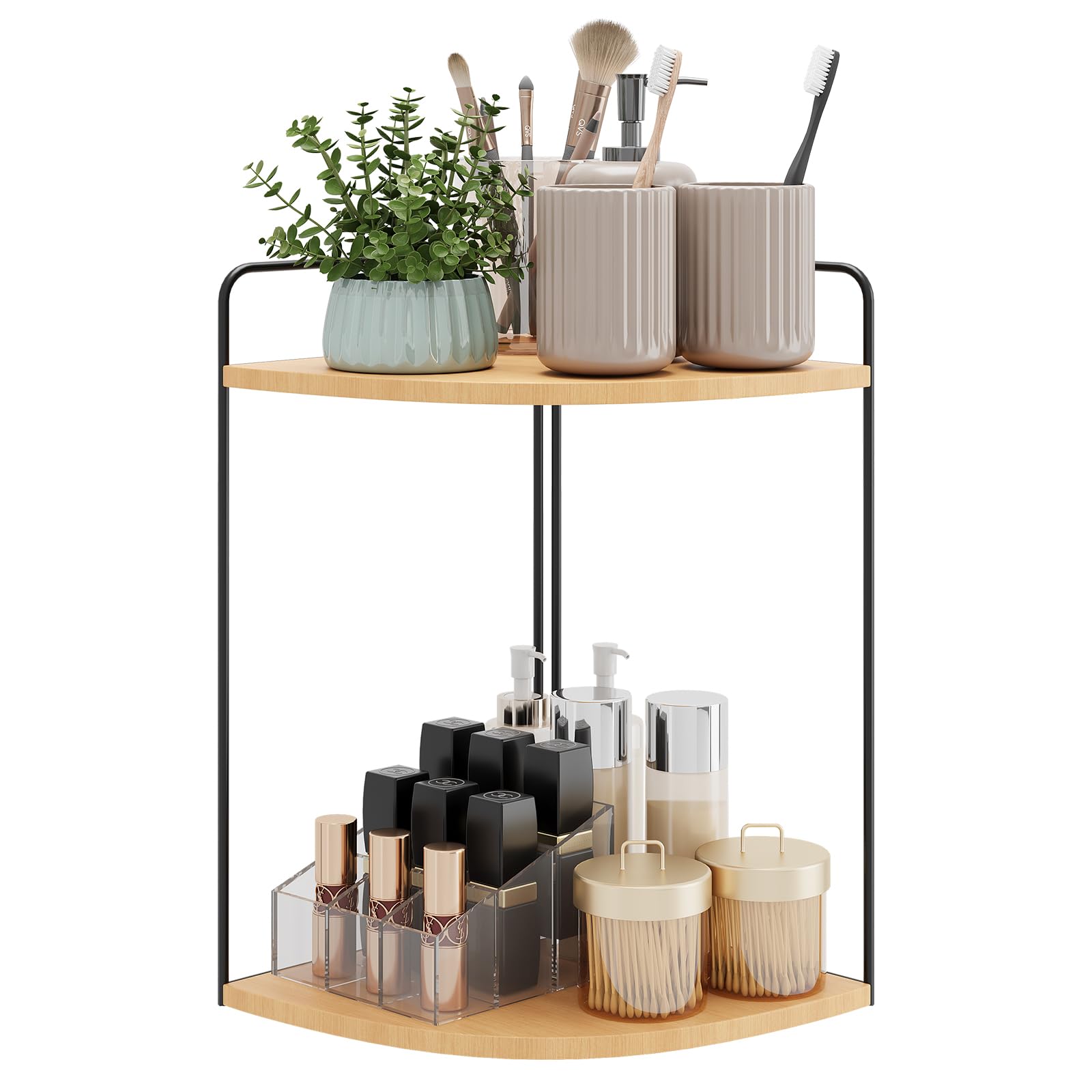 Bathroom Counter Organizer, Vanity &amp; Makeup Countertop Organizer