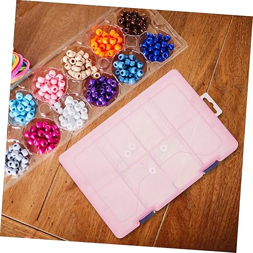 Miniatura 9 de TEHAUX Caja de almacenamiento de 5 piezas Caja de almacenamiento de cuentas Caja organizadora de herramientas Caja de almacenamiento de plástico