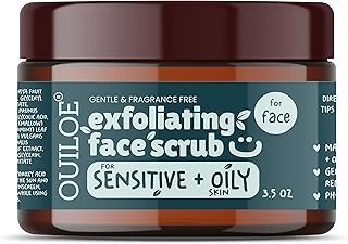 Exfoliante facial para pieles sensibles y gra...