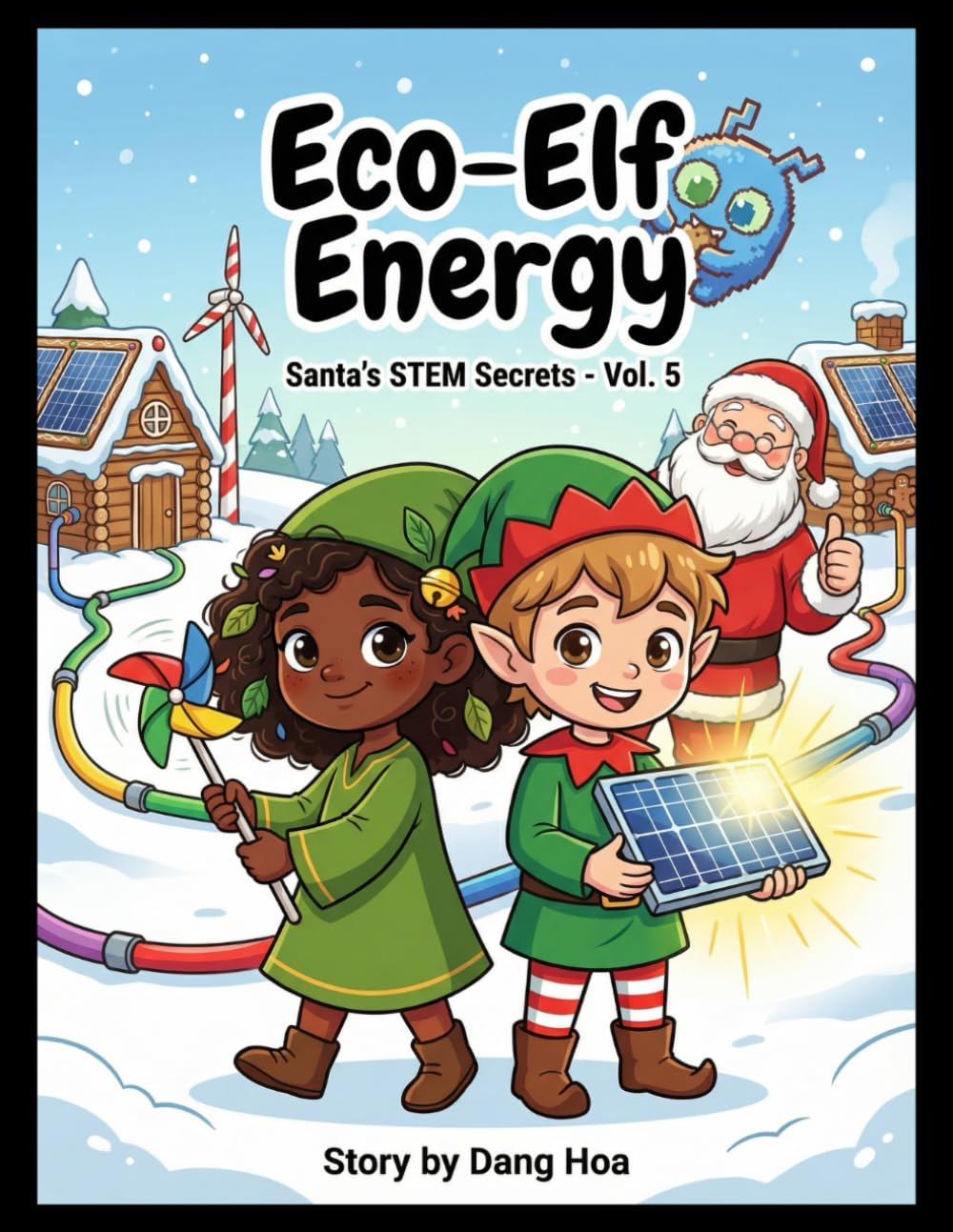 Eco-Elf Energy: Santa's STEM Secrets Vol. 5: Join Codey & Eco-Elf to Harness Solar, Wind, & Hydro Power and Save Christmas! A Fun STEM Graphic Novel on Environmental Science & Sustainability