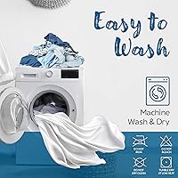 Vista 7 de Guardmax Waterproof Duvet Cover - Jersey Fabric with Zipper Closure Premium Quality, Bed Bug & Allergen Proof King (104 x 86)