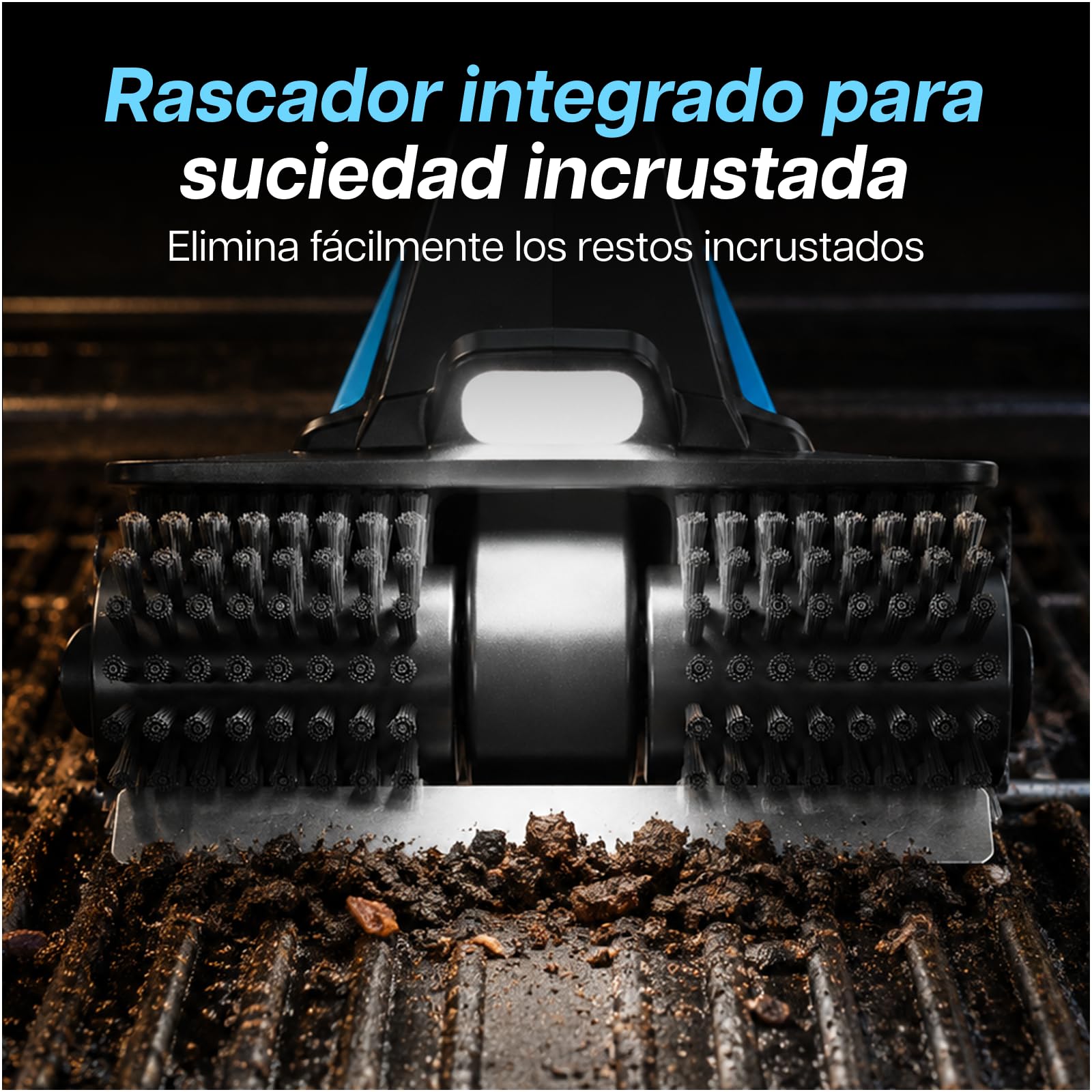 Cepillo Eléctrico Barbacoa Termorresistente sin Cable & LED de MMOBIEL
