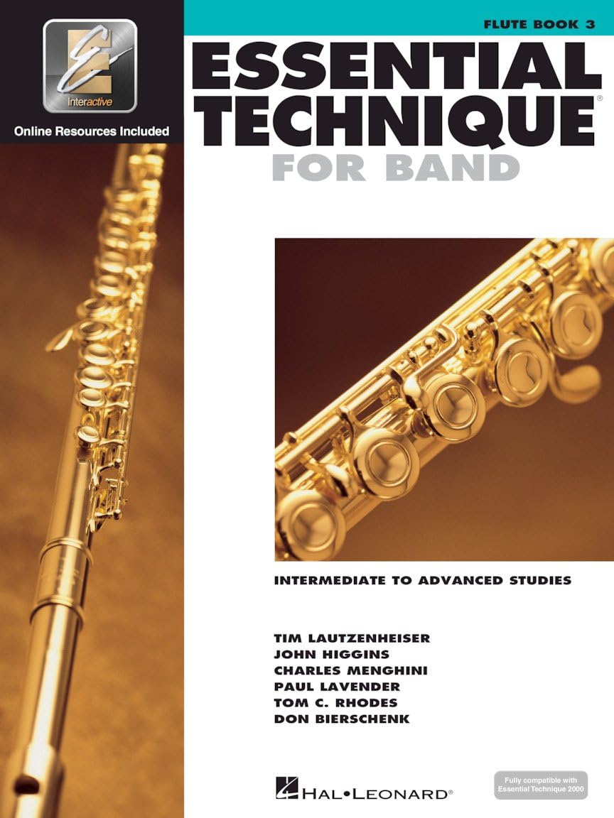 Essential Technique for Band with Eei Flute Sheet Music Method Book for Intermediate to Advanced P