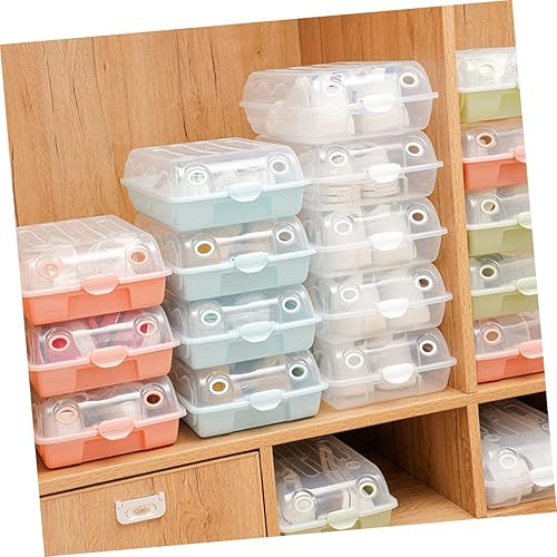 Miniatura 3 de NOLITOY 1 caja de plástico para zapatos, ropa interior de mujer, zapatos de gimnasio para botas, contenedores de zapatos, organizador de cajones de