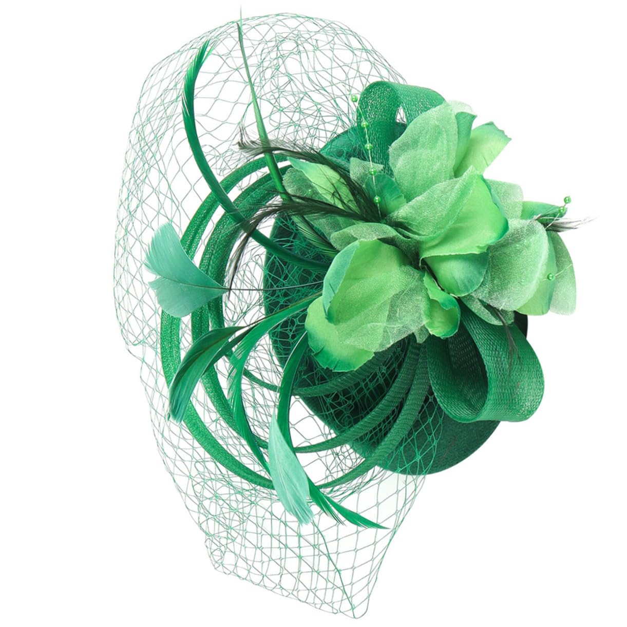 FRCOLOR 4 Tocados Con Clip Elegantes Tocados Para Eventos De Mujeres De Mascarada Y Fiestas Formales.