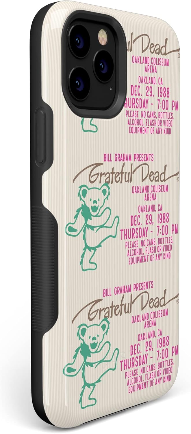 Casely iPhone 11 Pro Max Case | Miracle Ticket | Grateful Dead Vintage | Bold Protective Design