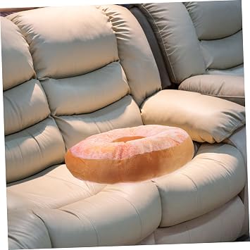 3d Donut Throw Pillow Plush 40cm Seat Back Cushion for Boys and Girls