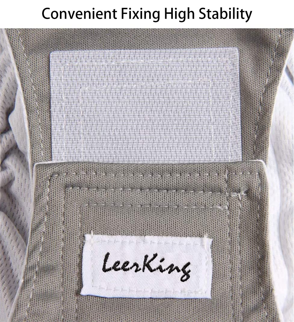 LeerKing Pannolini Cane Maschio Lavabili Confezione da 3 Riutilizzabili Fascia Pancia Incontinenti Altamente Assorbenti per Piccola Media e Grande Taglia S