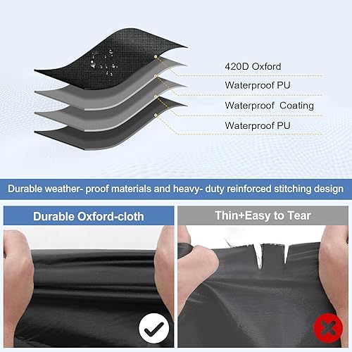 Miniatura 123 de Funda impermeable para Dodge Charger para todo tipo de clima, funda de automóvil de 6 capas impermeable para todo tipo de clima, 210T, resistente al