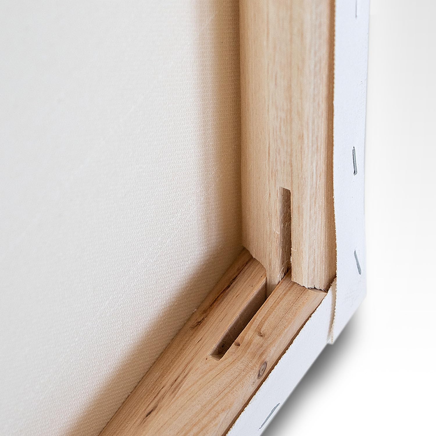 M MERCEO 2 Stück XXL Künstler-Leinwand Set zum Bemalen 100x100 cm – 100% Baumwolle 380 g/m², 2-fach grundiert – stabiler 37mm Keilrahmen für Acryl & Öl