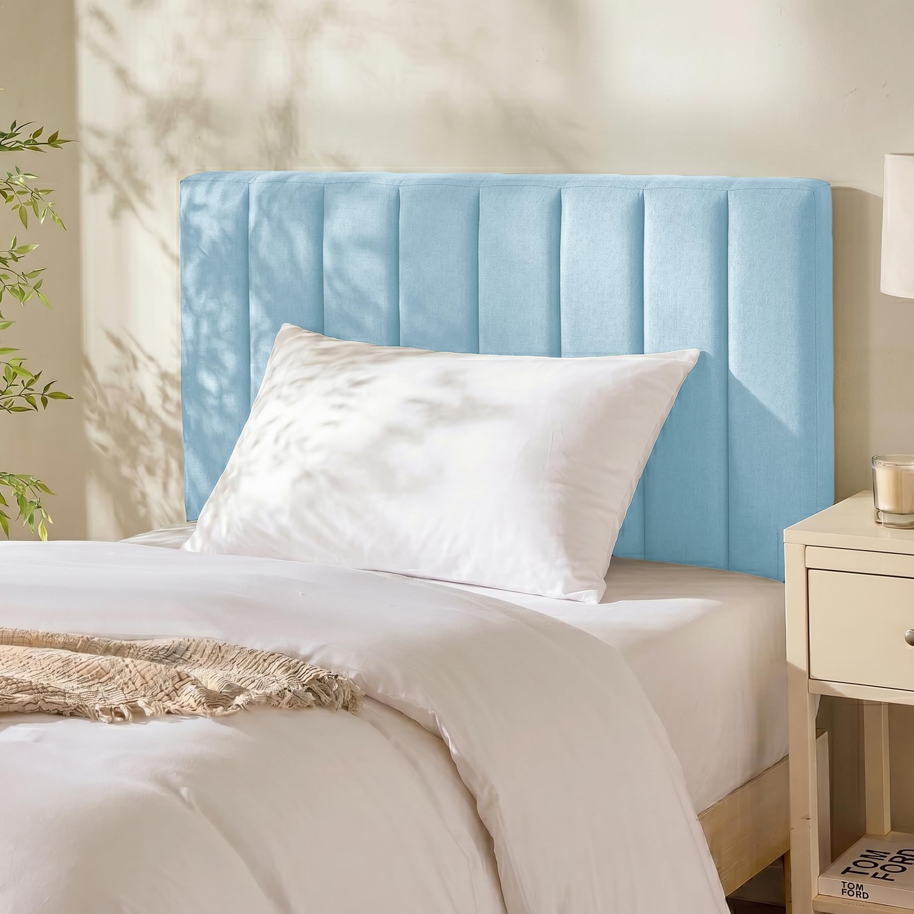 Hearth &amp; Harbor Wall Mounted Twin Headboard Only, Bed Headboard Twin Size